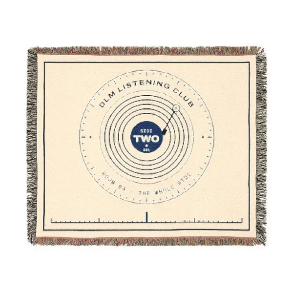 Side Two Woven Blanket, product mockup