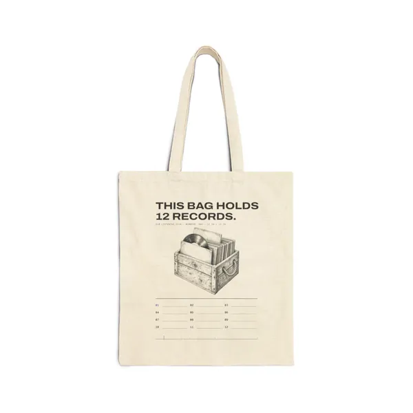 Twelve Records Tote, product mockup