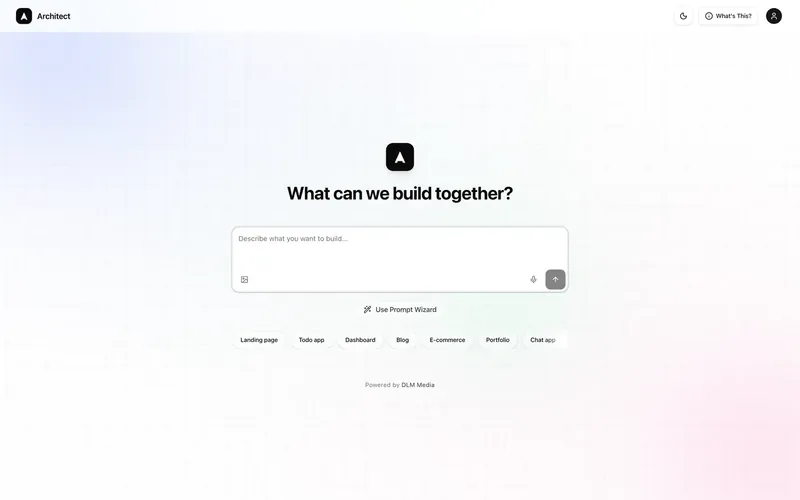 Nebula X Web home screen