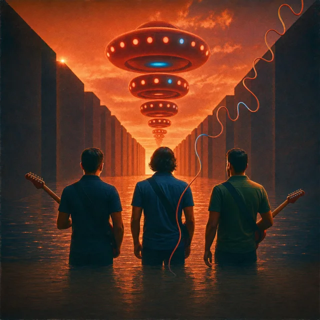 Electrified by Tres Amigos, album cover